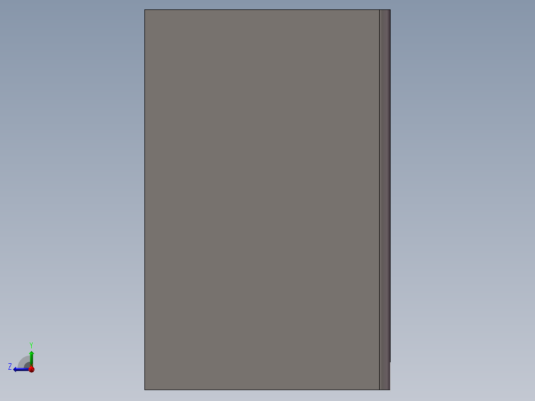 电动滑台模组TA+MTG45安装螺母右视图