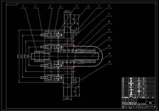 转鼓连续过滤机装配图cad==1201906缩略图