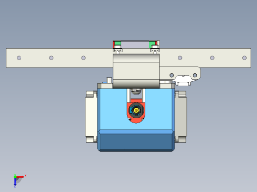 Creality Ender 7 X3d打印机打印头俯视缩略图