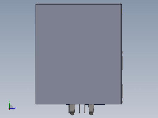 Rj45双usb组件左视缩略图
