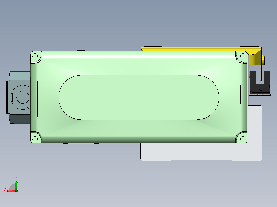 GTH内嵌丝杆全封闭GTH8S-BR-400W后视图