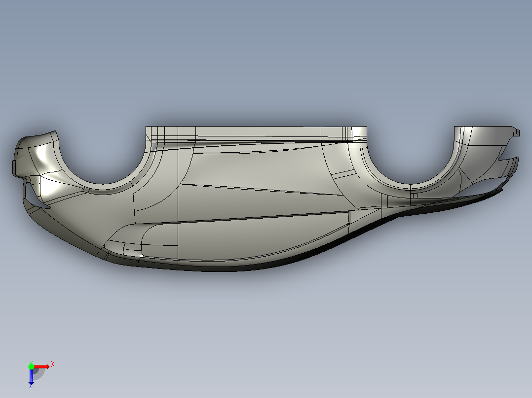 汽车车身 (61)俯视图