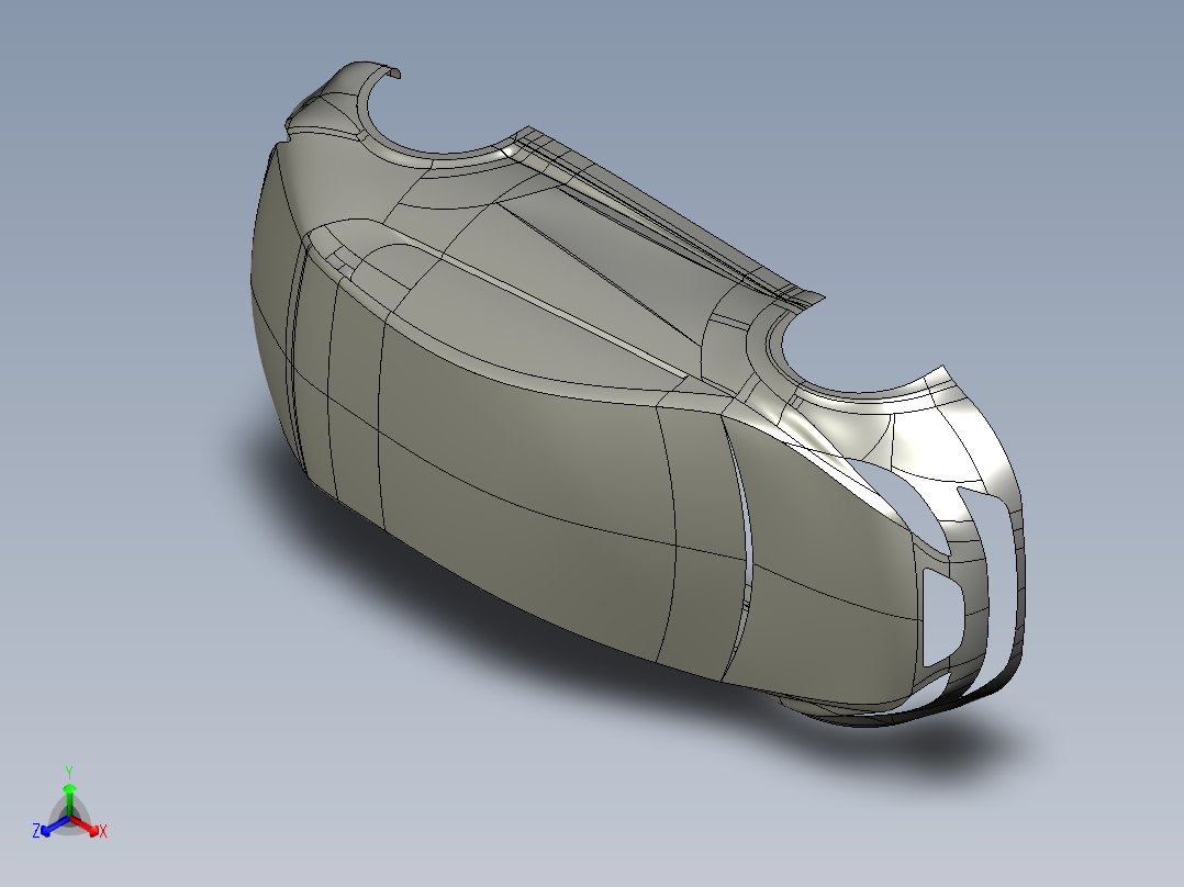 汽车车身 (61)正等轴测图