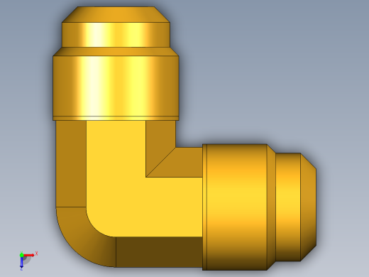 扩口式工业通用硬管接头Union Elbow 155F-10俯视缩略图