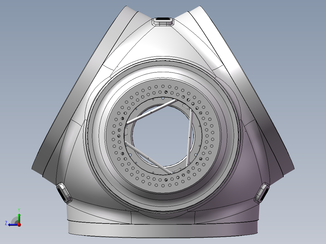 飞行器机舱右视图