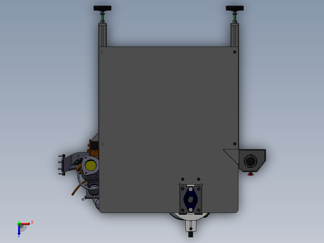手操作贴膜设备俯视图