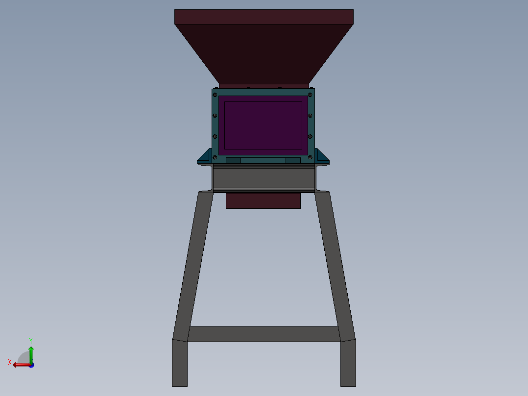 厨房垃圾粉碎机SW三维图363205==26后视图