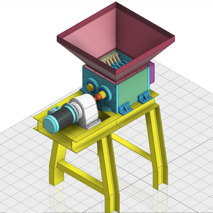厨房垃圾粉碎机SW三维图363205==26