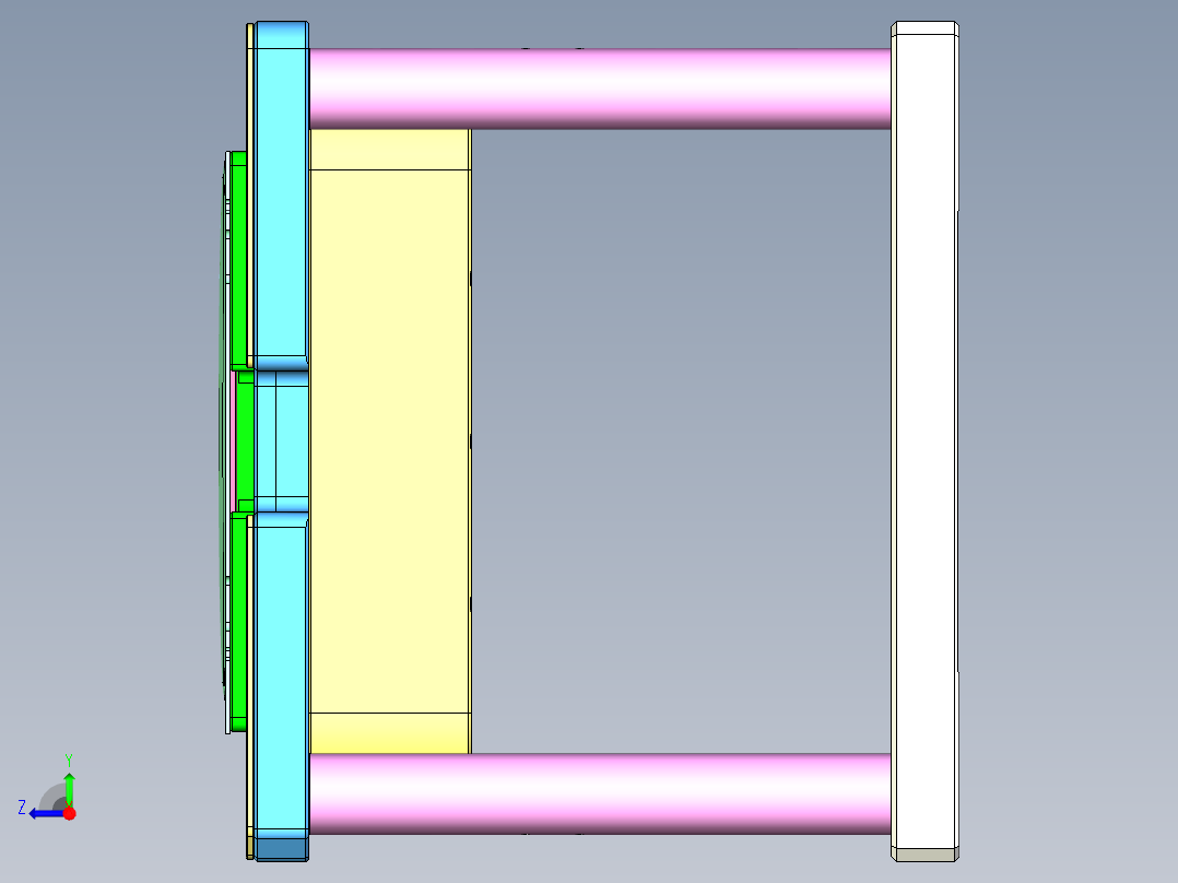 az00-a-笔记本CNC工装夹具三维模型cnc4-0901右视图