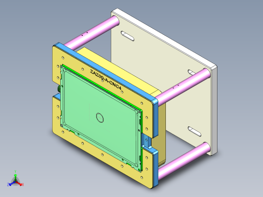 az00-a-笔记本CNC工装夹具三维模型cnc4-0901正等轴测缩略图