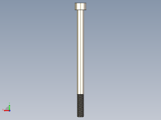 Screw_DIN_912_M10x150_A2.STEP公制内六角螺钉后视缩略图