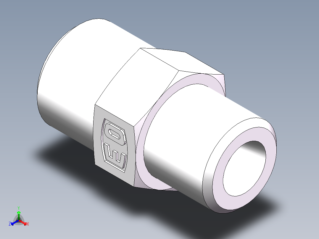 直通变径-GR、1D-14-16主视图