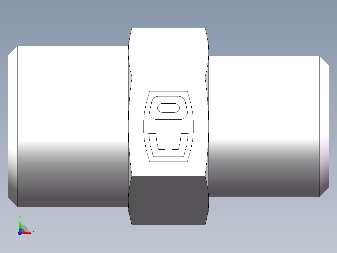 直通变径-GR、1D-14-16前视图