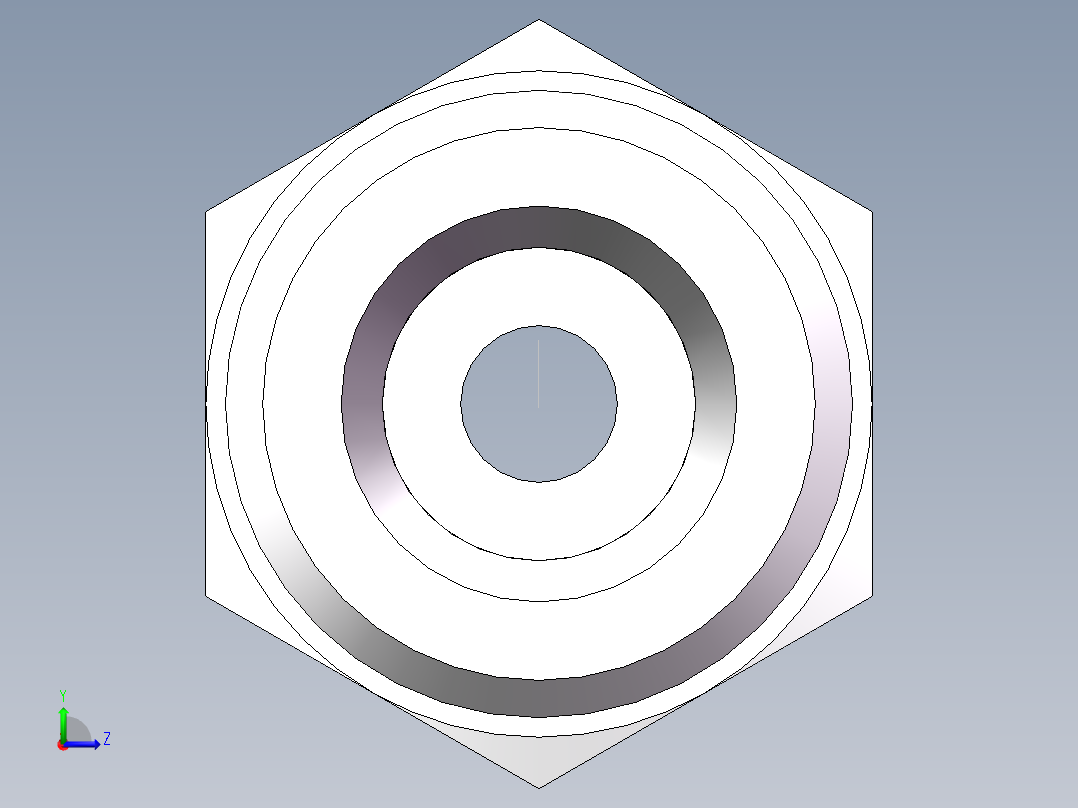 直通变径-GR、1D-14-16左视图