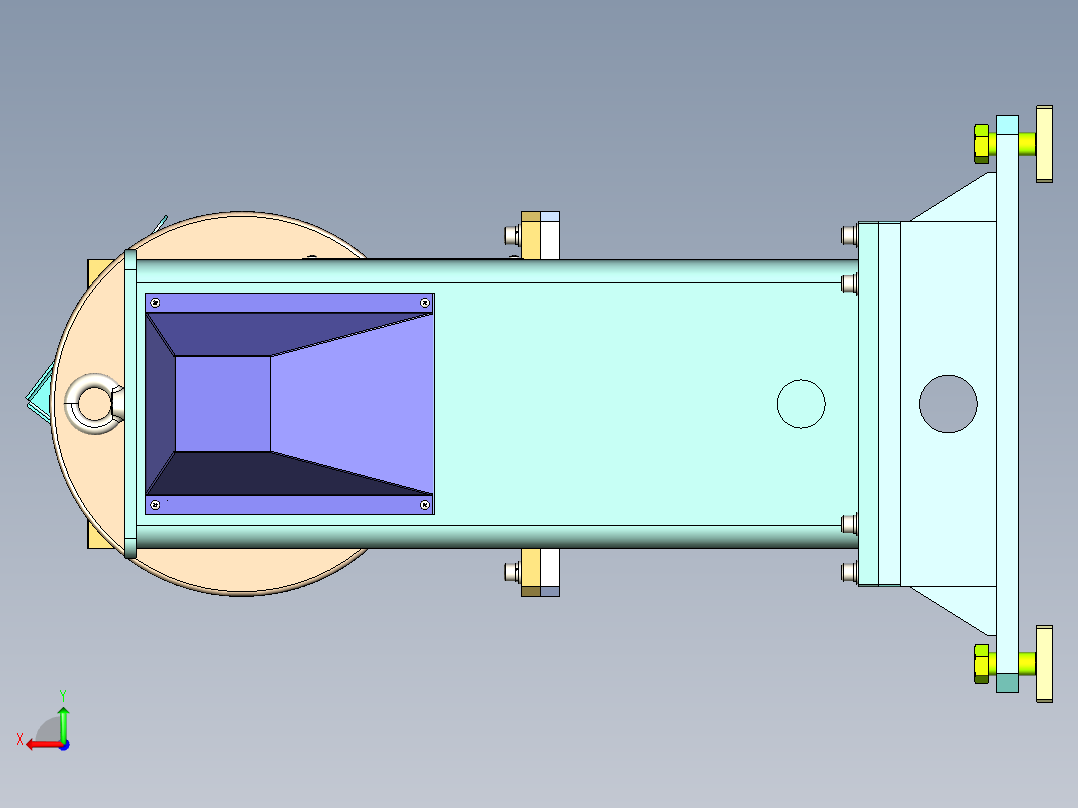 头尾架变位机后视图
