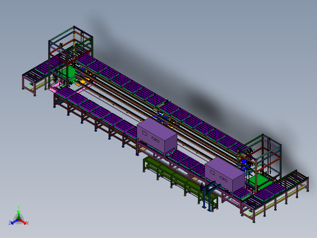隧道式电路板综合时效老化处理检测装置