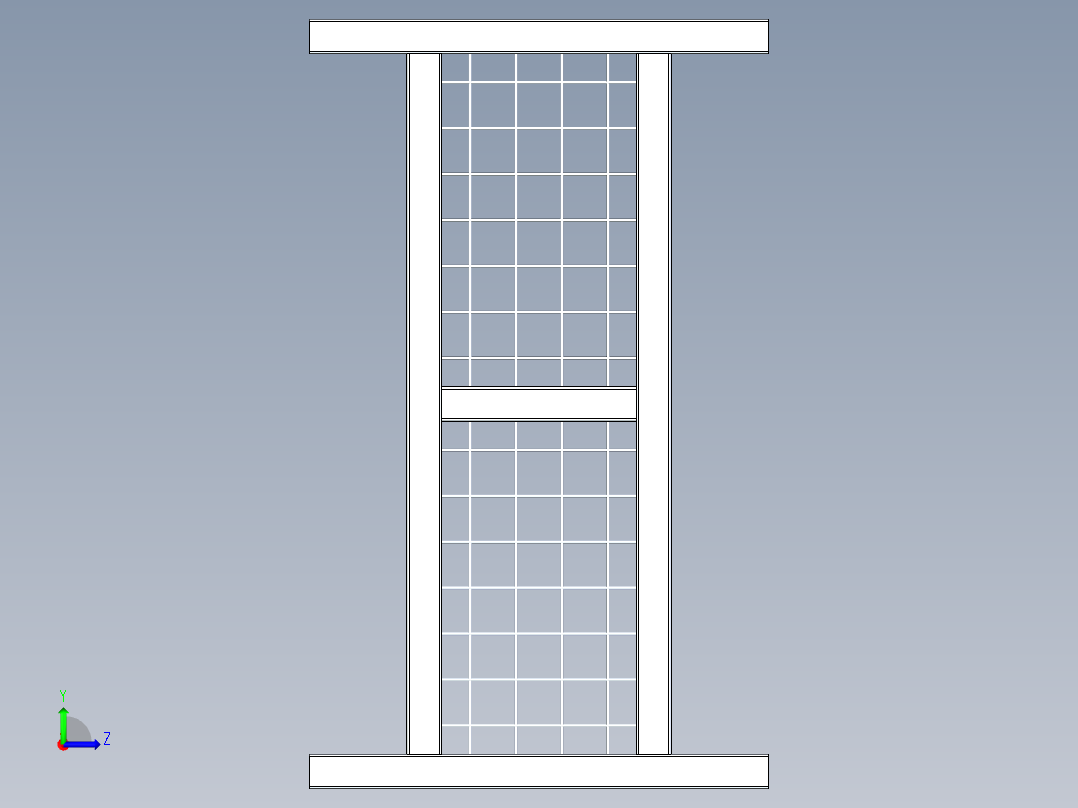 三米标准托盘左视图