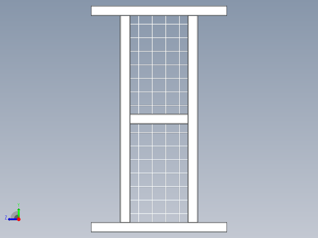 三米标准托盘右视图