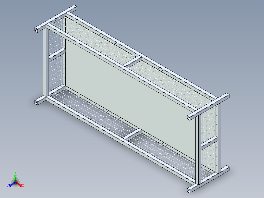 三米标准托盘正等轴测图