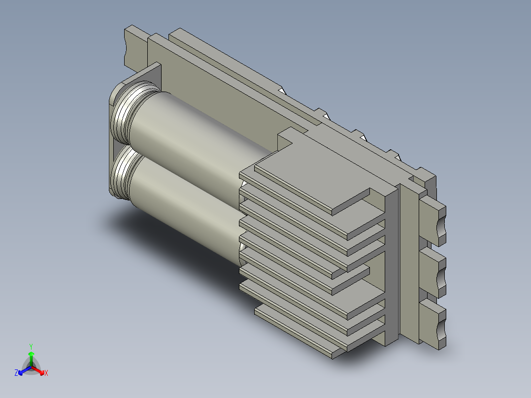 ESC FlyColor X-Cross HV3 120-160A 1正等轴测图