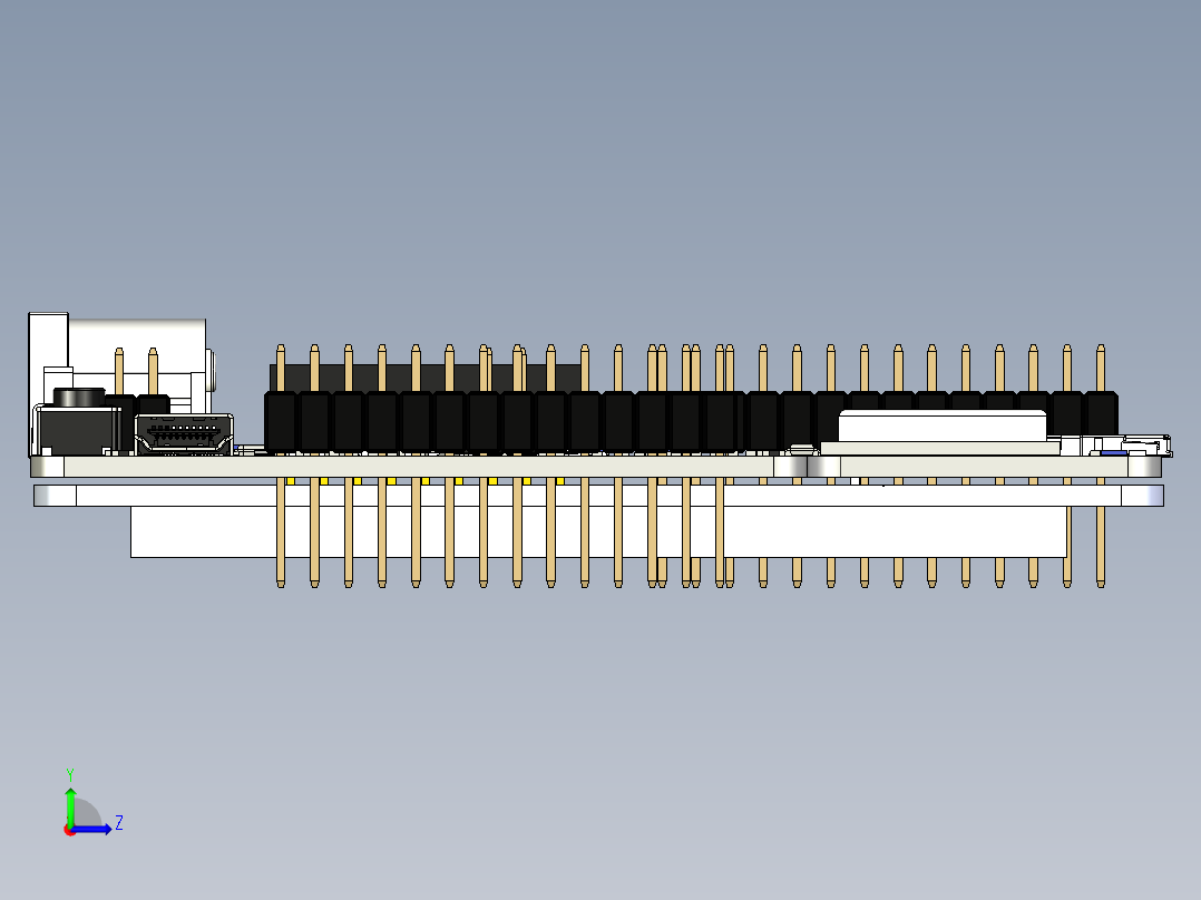 esp wrover套件11左视图