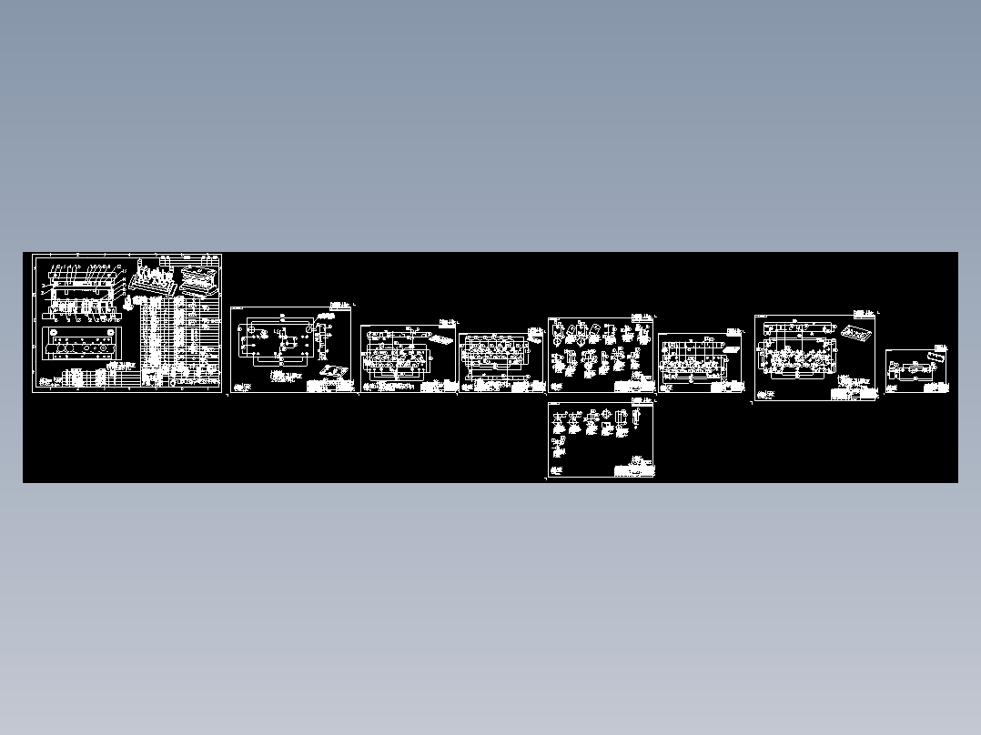 圆盖拉深级进模