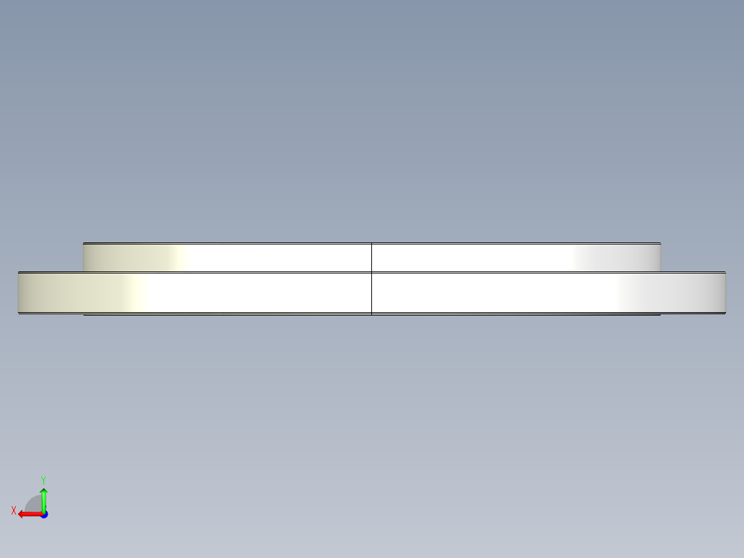 法兰ASME B后视图