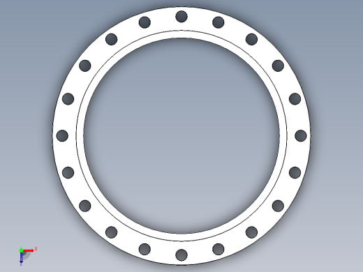 法兰ASME B俯视缩略图