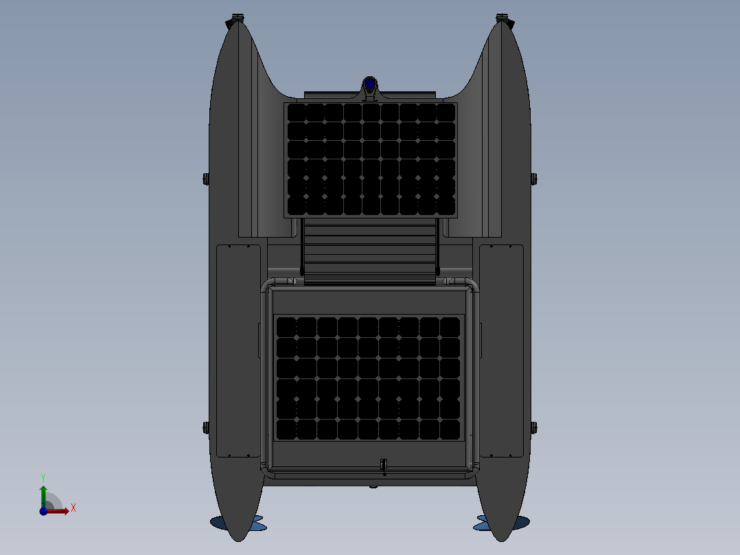 河面清扫机器人15前视图