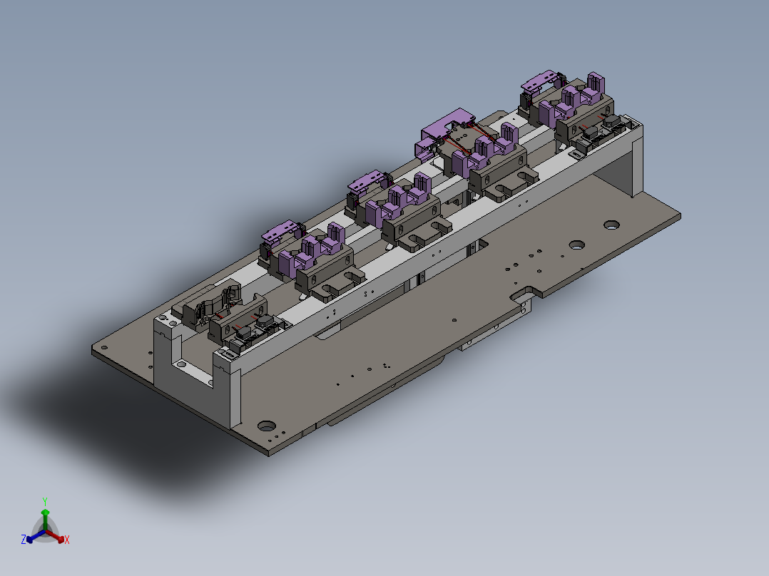 基于凸轮机构的拨叉步进移载机构