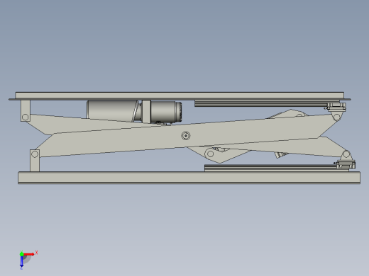 电动可控自锁升降平台俯视缩略图