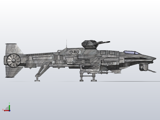 武装直升机“黑雷”后视缩略图