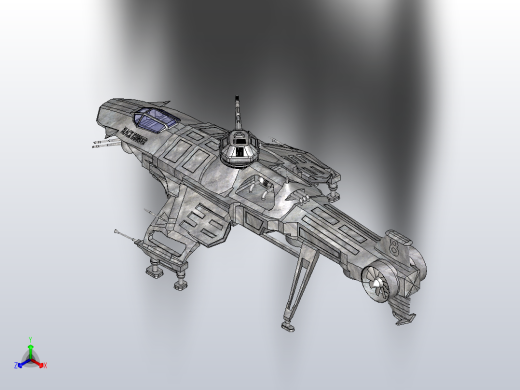 武装直升机“黑雷”正等轴测缩略图