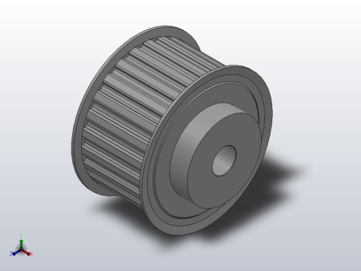 小凸缘型梯形齿同步带轮H型_SHDC-25-200-dc20-A