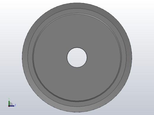 小凸缘型梯形齿同步带轮H型_SHDC-25-200-dc20-A左视缩略图