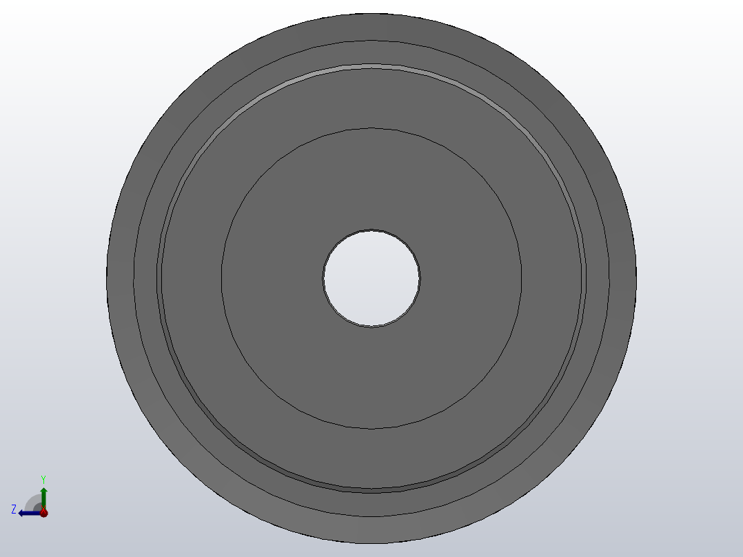 小凸缘型梯形齿同步带轮H型_SHDC-25-200-dc20-A右视图