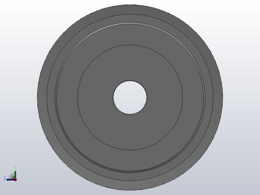 小凸缘型梯形齿同步带轮H型_SHDC-25-200-dc20-A右视缩略图
