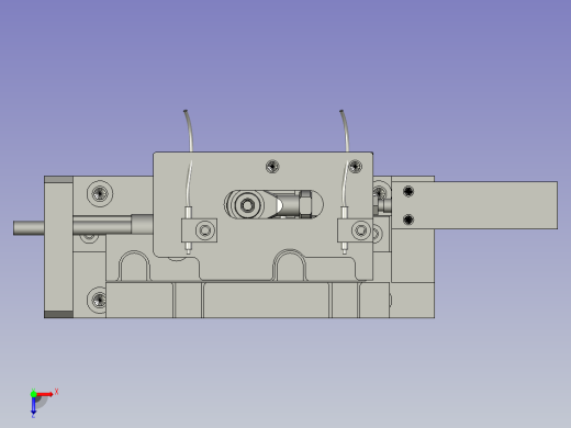活塞分料机构俯视缩略图