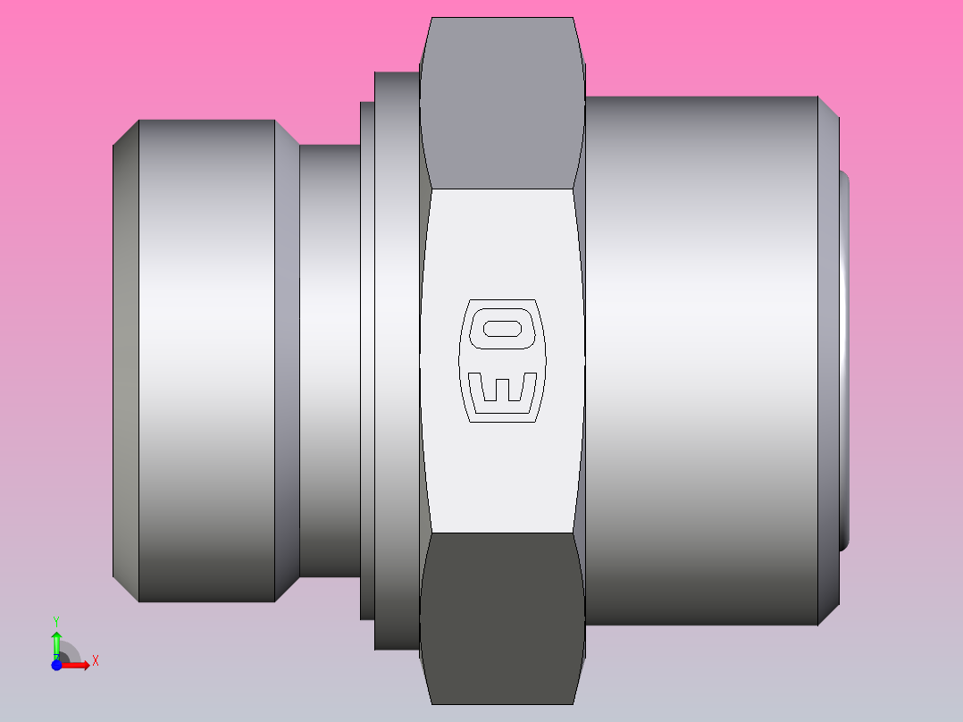 Lok公螺柱连接器16F42EDMLOS前视图