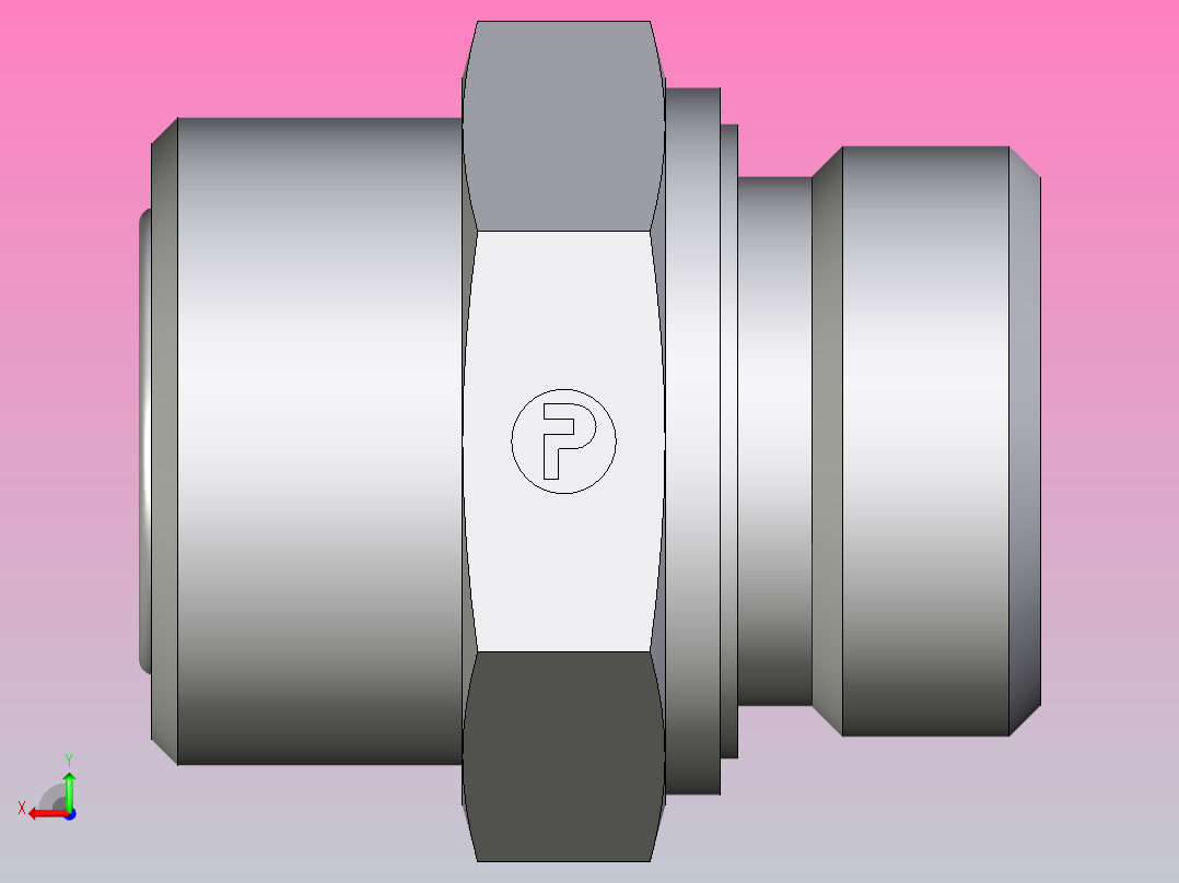 Lok公螺柱连接器16F42EDMLOS后视图