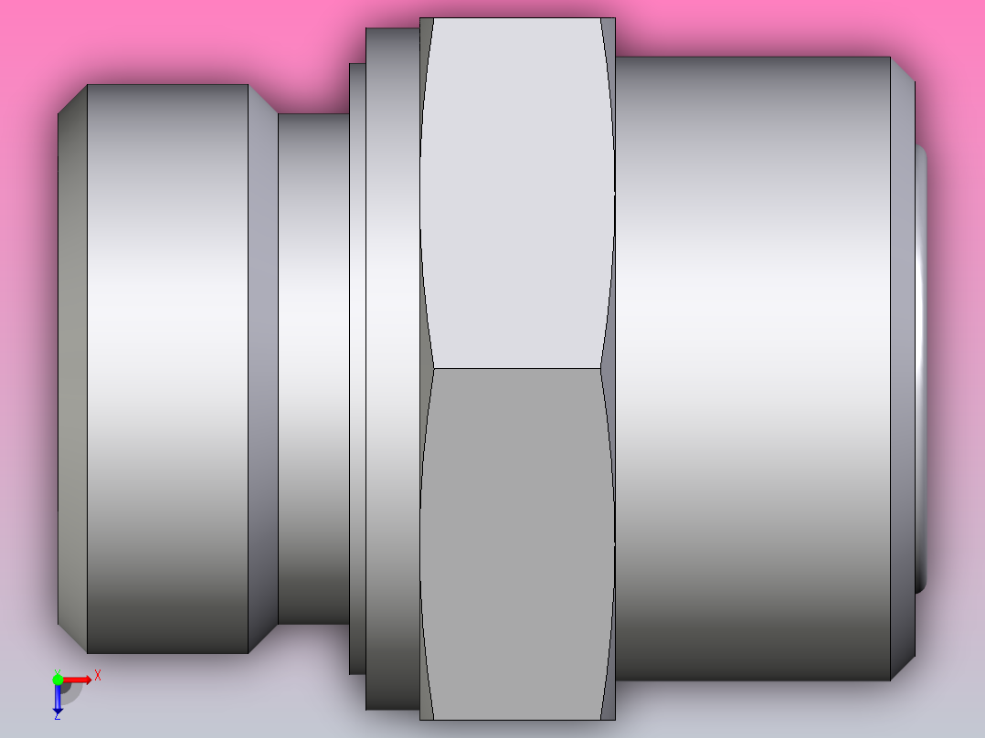 Lok公螺柱连接器16F42EDMLOS俯视图