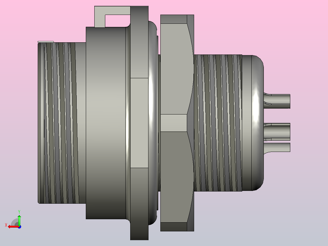 威浦连接器SP1312-S5后视图