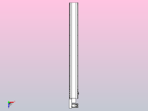 皮带直线轴半封闭可选导轨TPA-HNB-175D-140-L1600-ML-C-P75-N3俯视缩略图