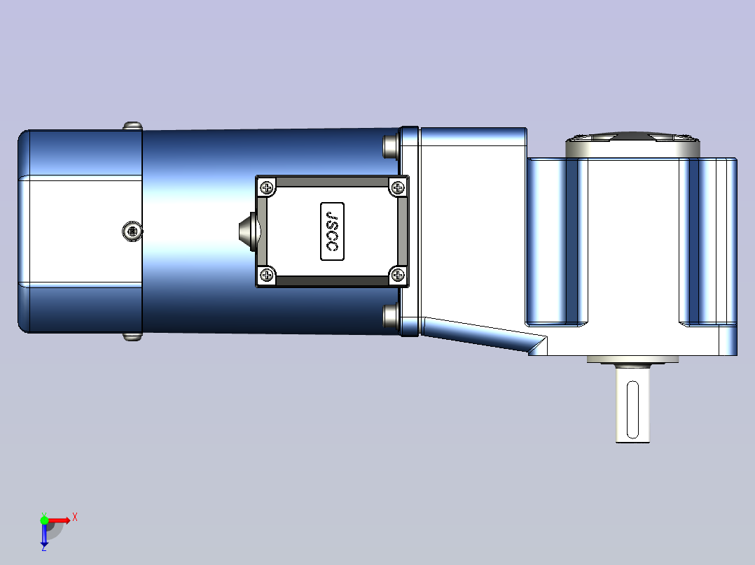 YB电磁制动电机 120yb02-180俯视图