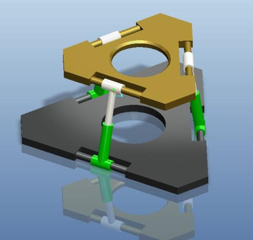 简易并联机构装配及运动仿真缩略图