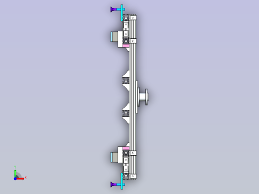 机器人玻璃真空海绵抓具设计前视缩略图