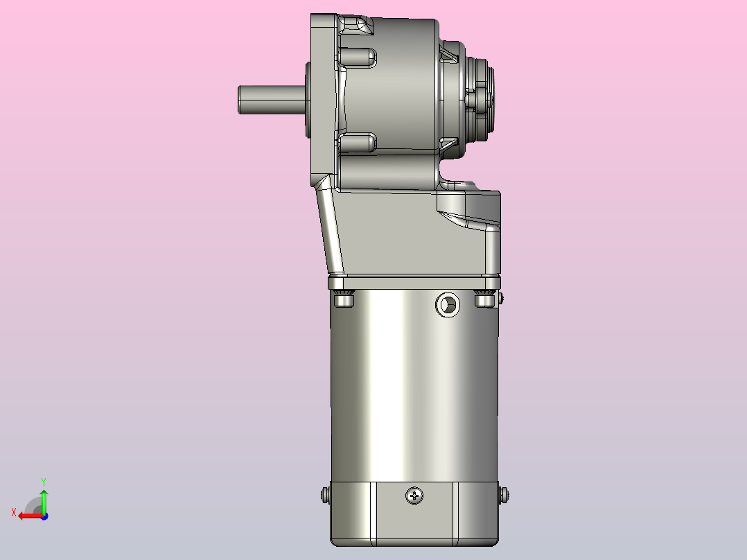 交流减速机5TK40GU-CF(5GU3RT-180RT)新后视图