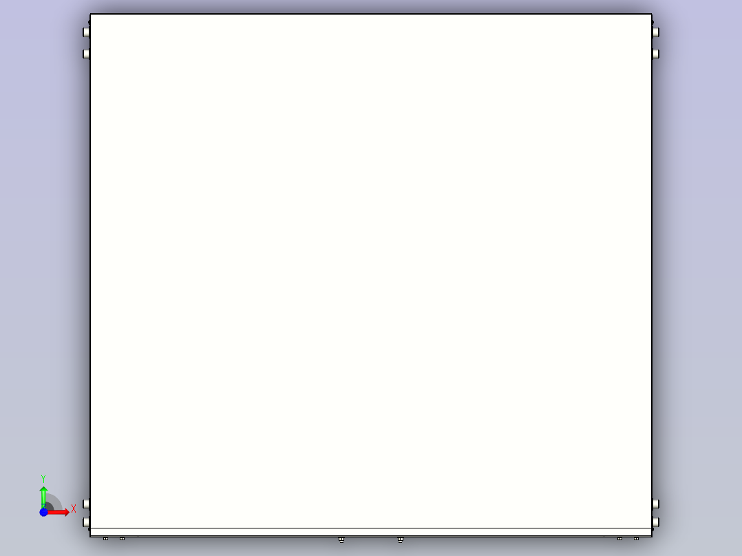 3D打印机前视图