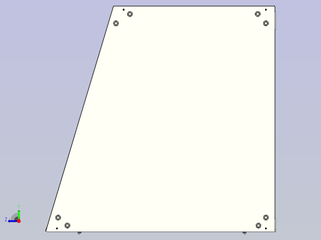 3D打印机右视图