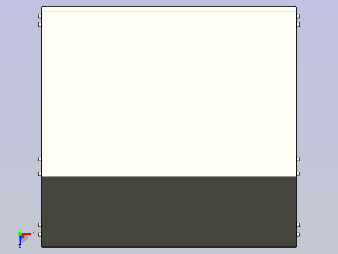 3D打印机俯视图